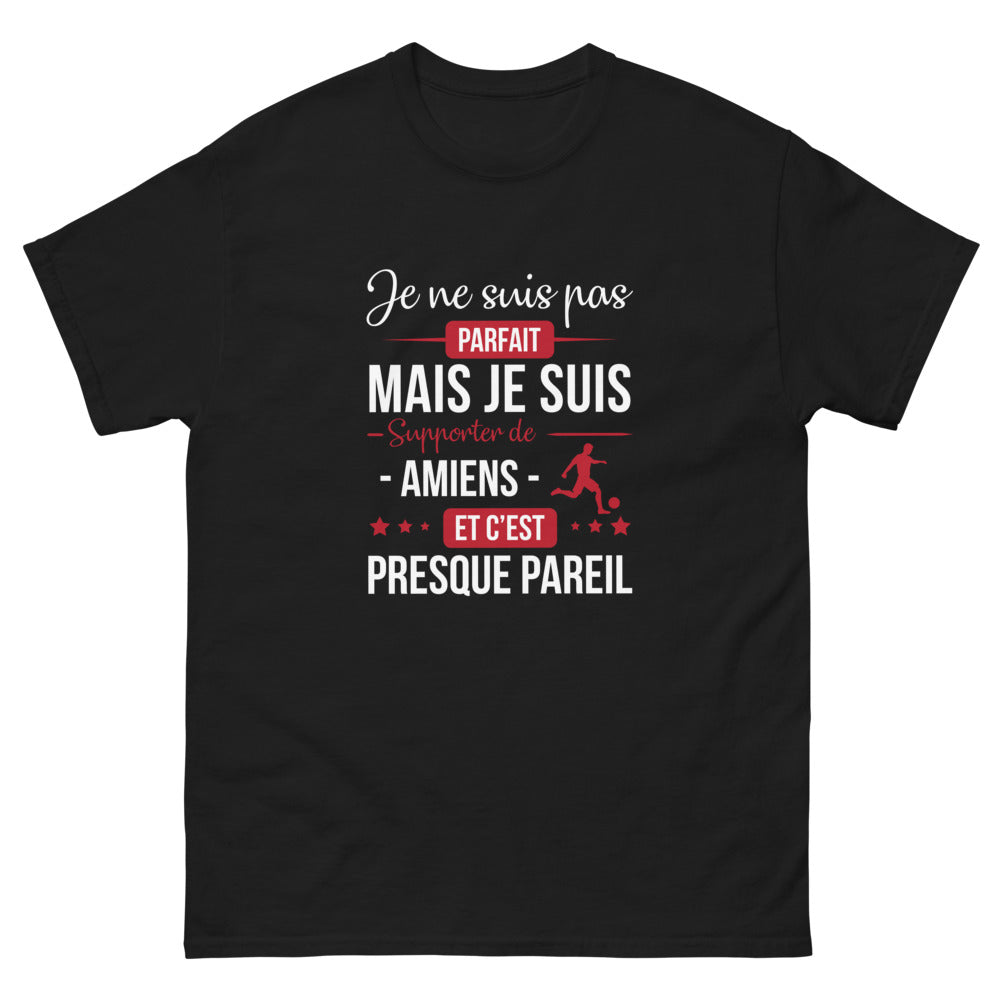 T-shirt Amiens noir - Fierté des supporters presque parfaite