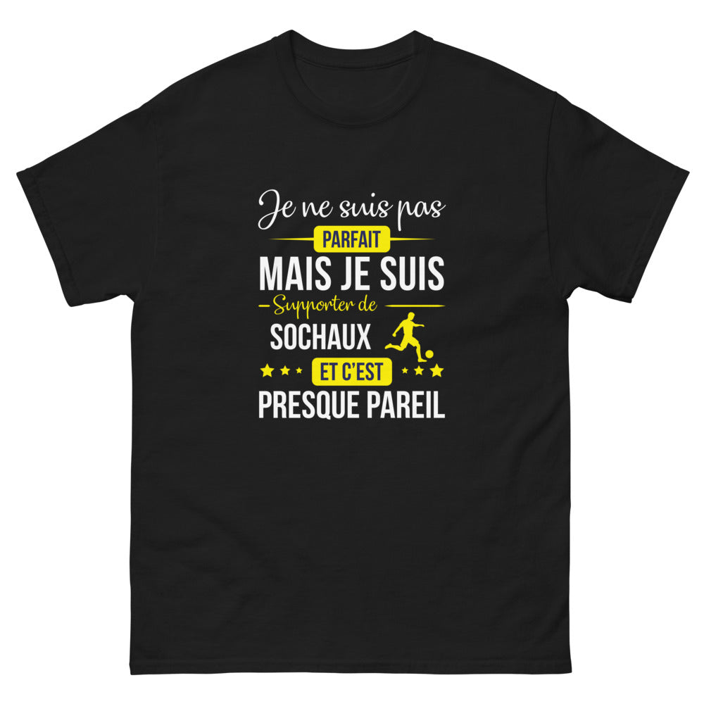 T-shirt Sochaux noir - Supporter avec humour et fierté