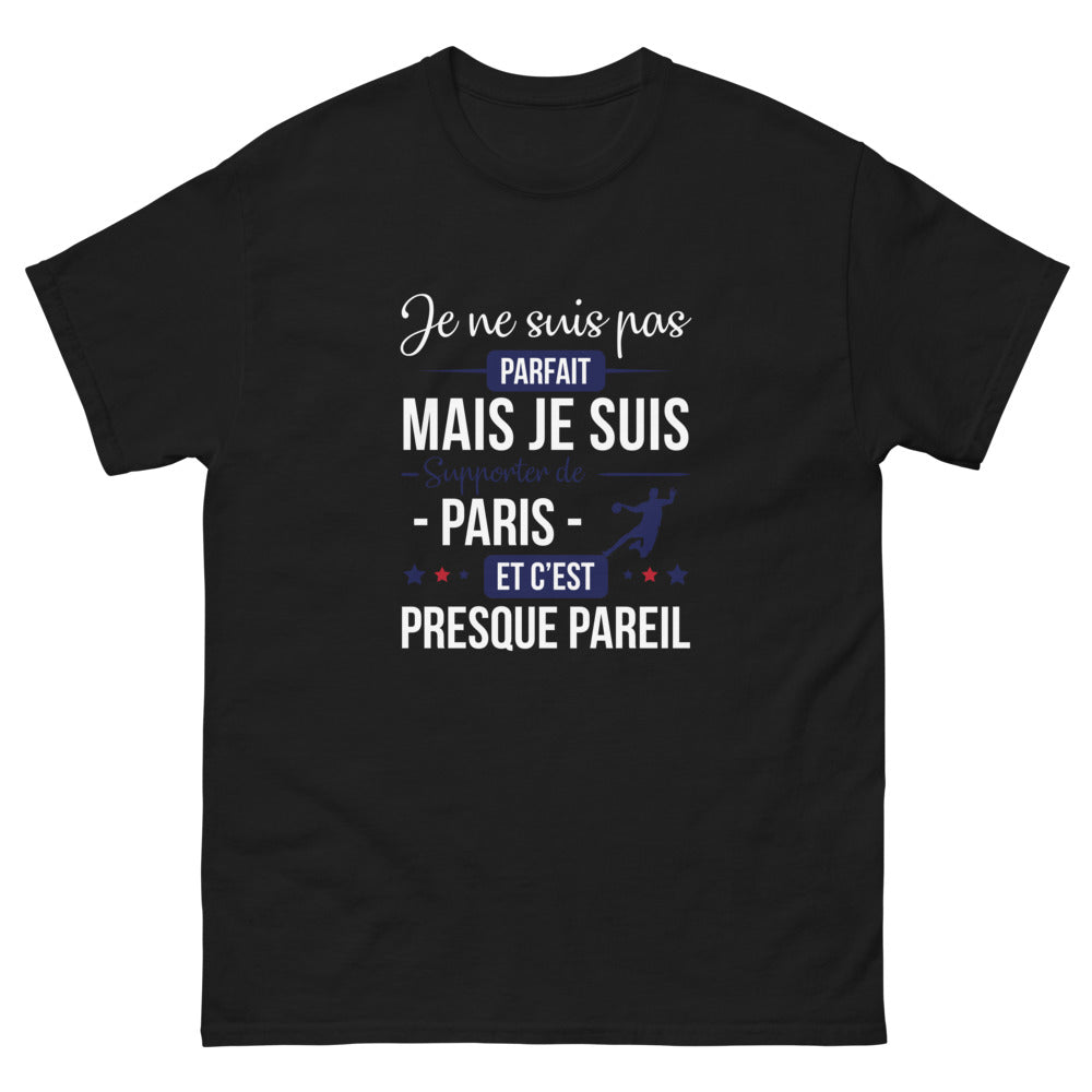 T-shirt Paris noir - Supporter presque parfait