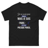 T-shirt Paris noir - Supporter presque parfait