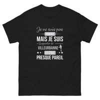Thumbnail for T-shirt Villeurbanne noir - Supporter presque parfait
