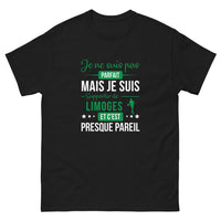 Thumbnail for T-shirt Limoges noir - Supporter presque parfait
