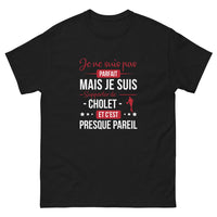 Thumbnail for T-shirt Cholet noir - Je ne suis pas parfait, mais...