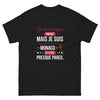 T-shirt Monaco noir - Je ne suis pas parfait mais supporter