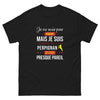 T-shirt Perpignan noir - Je ne suis pas parfait mais je suis supporter