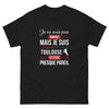 T-shirt Toulouse noir - Nul besoin d'être parfait