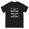 T-shirt Montpellier noir - Je ne suis pas parfait mais supporter