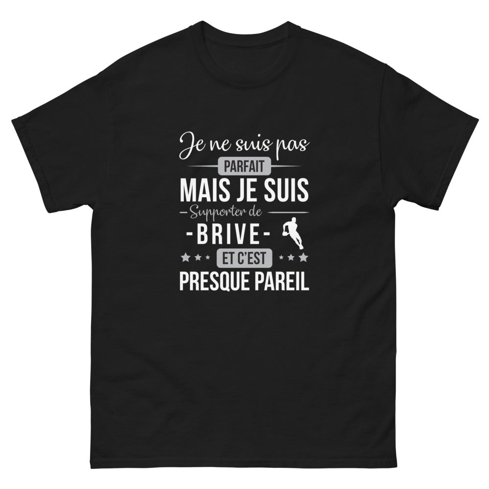 T-shirt Brive noir - Presque parfait avec humour