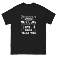 Thumbnail for T-shirt Brive noir - Presque parfait avec humour