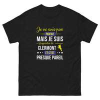 Thumbnail for T-shirt Clermont noir - Je ne suis pas parfait mais je suis supporter