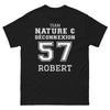 T-shirt Nature Déconnexion noir - design évasion stylée