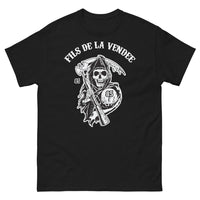 Thumbnail for T-shirt Vendée noir - Fierté des origines en coton