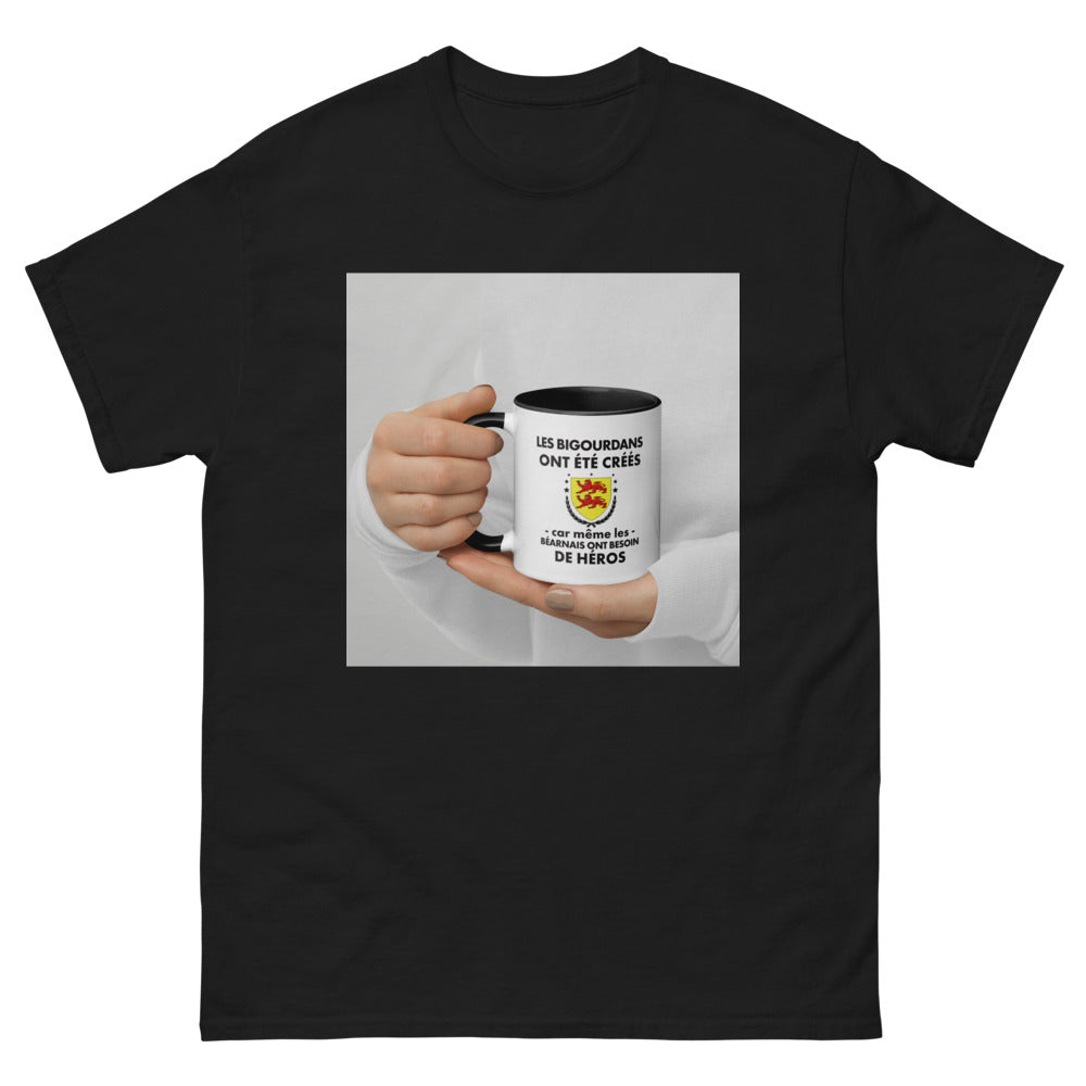 T-shirt Bigourdan noir - Les Héros des Béarnais