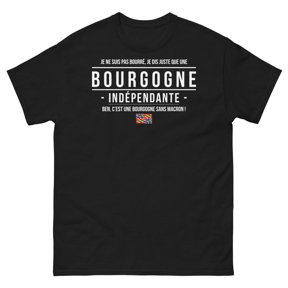 T-shirt Bourgogne noir - Indépendance sans Macron