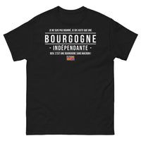 Thumbnail for T-shirt Bourgogne noir - Indépendance sans Macron
