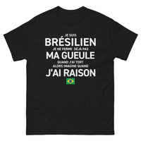 Thumbnail for T-shirt Brésilien noir - Ne Ferme Pas Ta Gueule