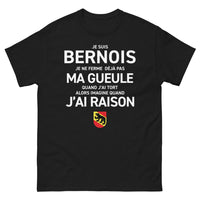 Thumbnail for T-shirt Bernois noir - Je ne ferme pas ma gueule