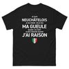 T-shirt Neuchâtelois noir - Fier de mes convictions