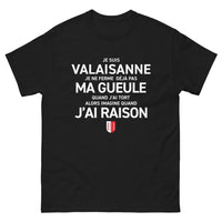 Thumbnail for T-shirt Valaisanne noir - Fier et authentique