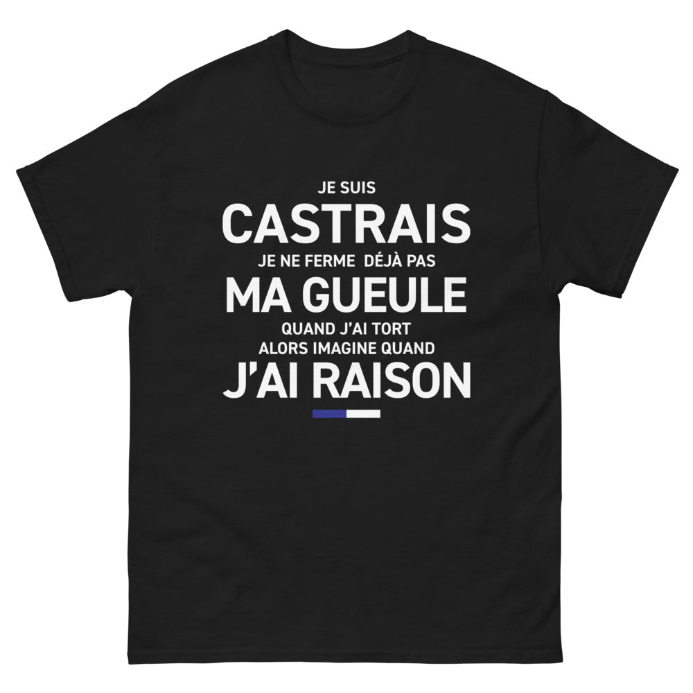 T-shirt Tarn noir - Fier et Vocal pour les Castrais
