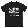 T-shirt Tarn noir - Fier et Vocal pour les Castrais