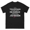 T-shirt Toulouse noir - L'Art de la Conviction