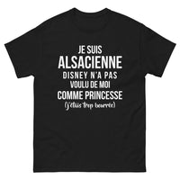 Thumbnail for T-shirt Alsacienne noir - Je suis Alsacienne et Fier de l'être