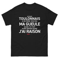 Thumbnail for T-shirt Toulon noir - Fier et audacieux esprit toulonnais