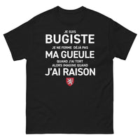 Thumbnail for T-shirt Bugiste noir - message plein d'esprit