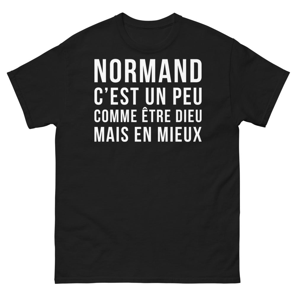 T-shirt Normand noir - Le Style Divin