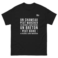 Thumbnail for T-shirt Bretagne noir - Chameau et amour du terroir