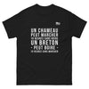 T-shirt Bretagne noir - Chameau et amour du terroir