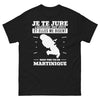 T-shirt Martinique noir - Je te jure j'entends des voix