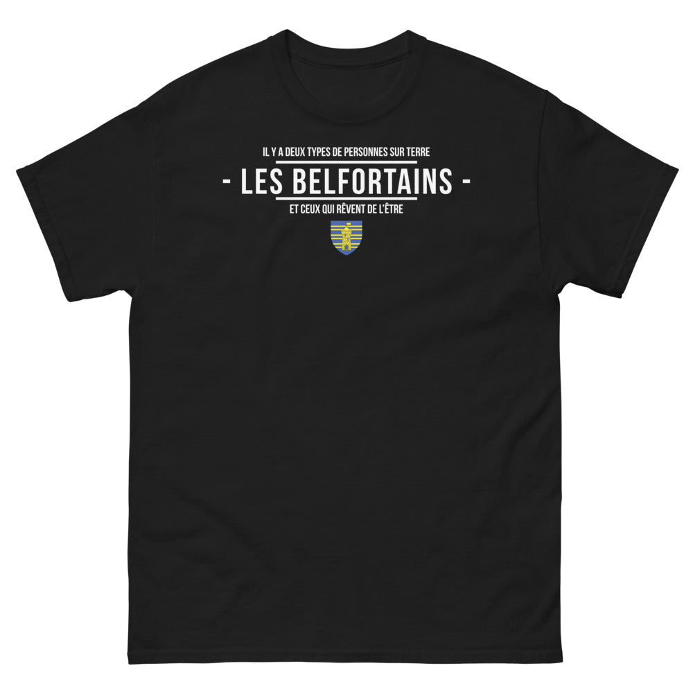 T-shirt Belfort noir - Les Belfortains et Ceux Qui Rêvent de l'Être