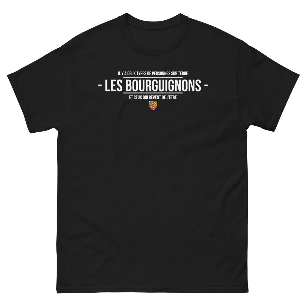 T-shirt Bourgogne noir - Il y a deux types de personnes