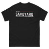 T-shirt Savoie noir - Je suis Savoyard pas Rhônalpin