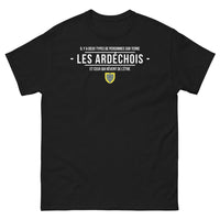 Thumbnail for T-shirt Ardèche noir - Il y a deux types de personnes