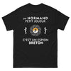 T-shirt Normands noir - Bretons Espions, humour malicieux