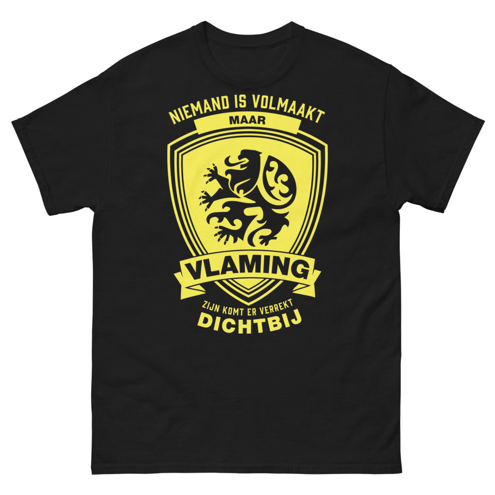 T-shirt Flandre noir - La fierté flamande avec humour