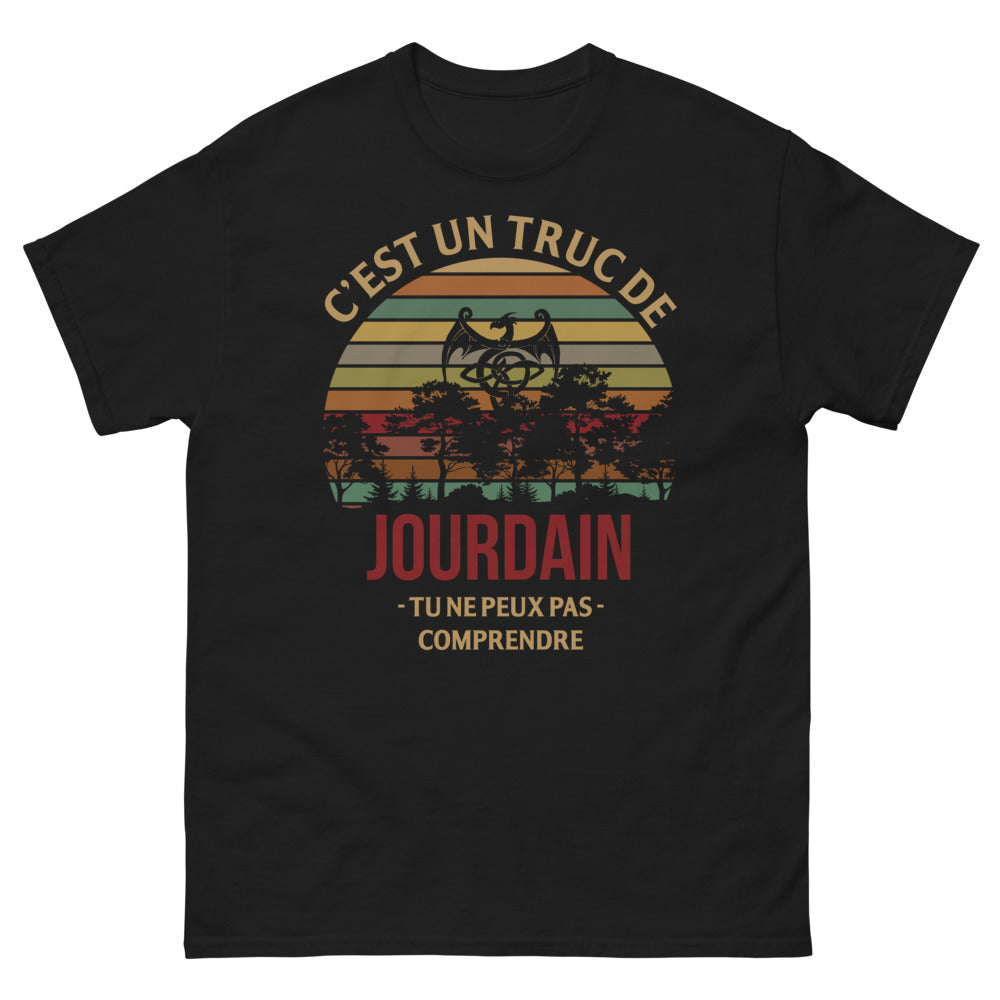 T-shirt Jourdain noir - Truc de chez nous