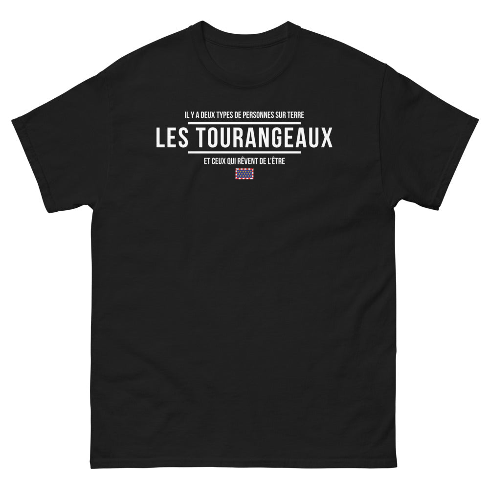 T-shirt Tours noir - Fierté locale et humour Tourangeau