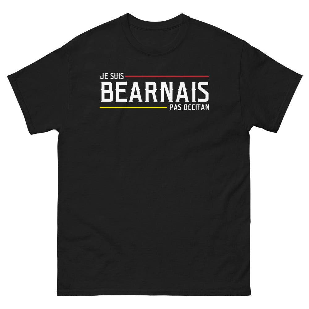 T-shirt Béarnais noir - Je suis Béarnais, pas Occitan