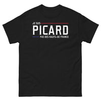 Thumbnail for T-shirt Picard noir - Je suis Picard, pas des Hauts de France