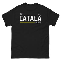 Thumbnail for T-shirt Occitan Catalan noir - Identité Fier et Sombre face