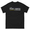 T-shirt Franche-Comté noir - Je suis Franc-Comtois Pas Bourguignon