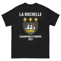 Thumbnail for T-shirt La Rochelle noir - Champion d'Europe 2022