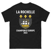 T-shirt La Rochelle noir - Champion d'Europe 2022