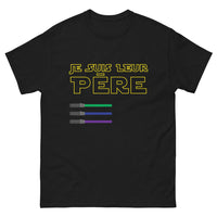 Thumbnail for T-shirt Père Sombre noir - Je suis ton père