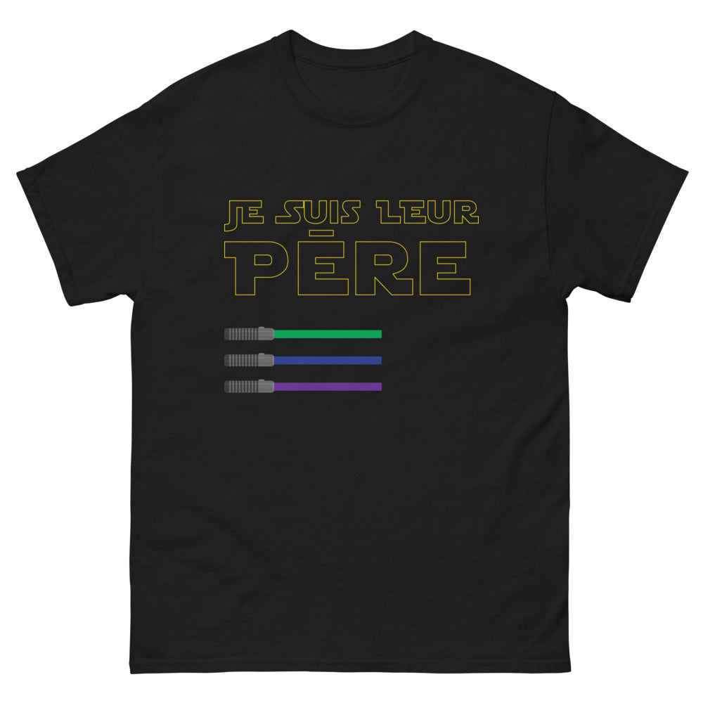 T-shirt Science-Fiction noir - Je suis leur père