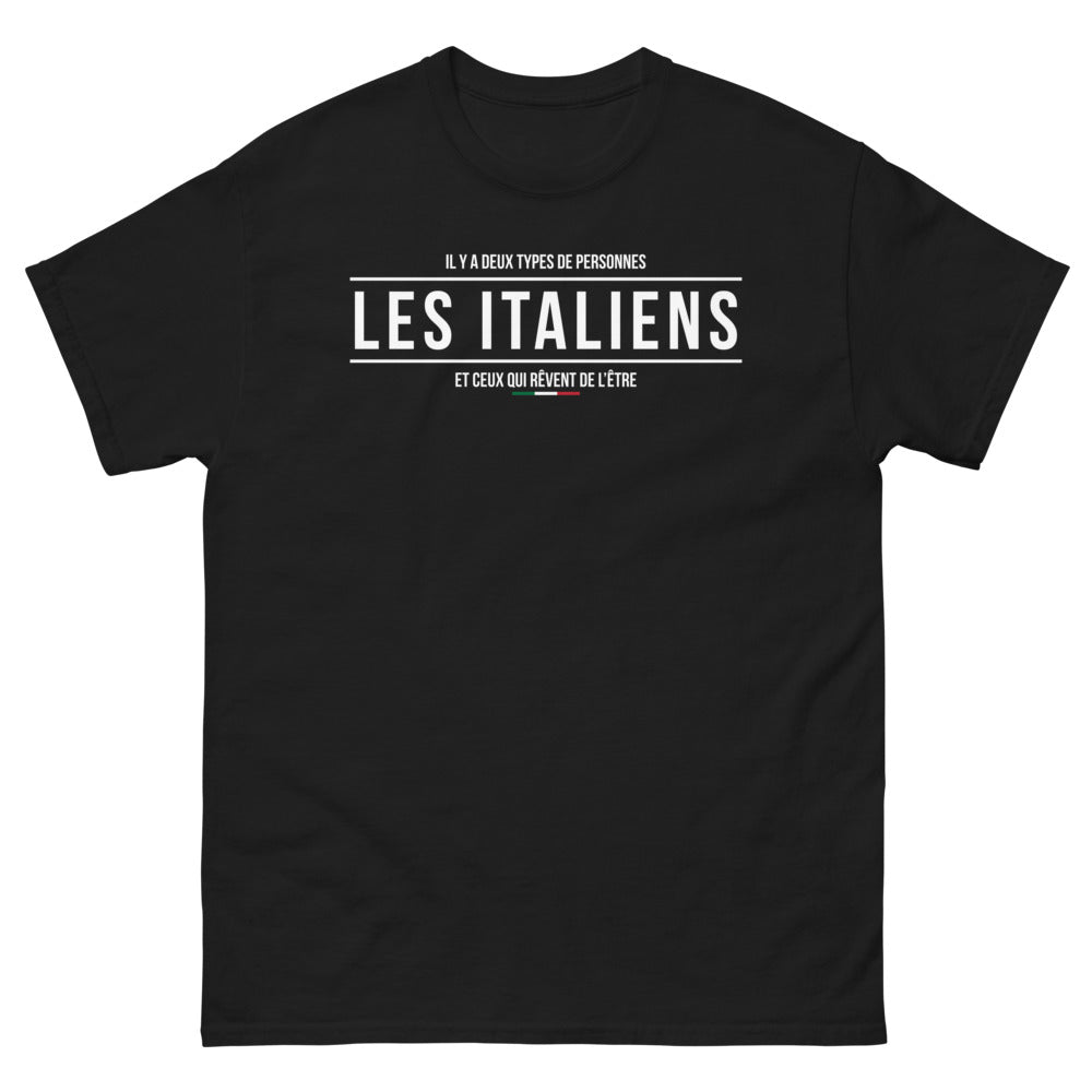 T-shirt Italie noir - Le rêve de tous